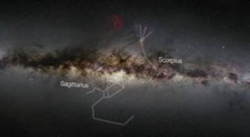 Schwarzes Loch macht fette Beute