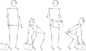 Illustration einer Lichtpunkt-Figur bei der 