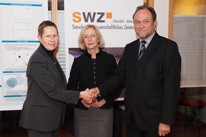 Bei der Er�ffnung des neuen Simulationswissenschaftlichen Zentrums (SWZ):  