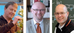 V. l.:  n J�rg Kudla, Martin Winter und Frank Glorius
   Foto: WWU / Peter Grewe