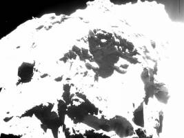 Fontänen aus der Tiefe des Kometen