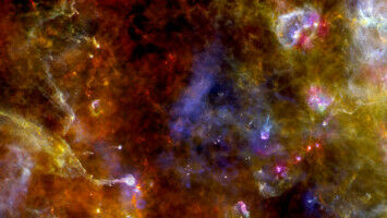 Water trapped in star dust
