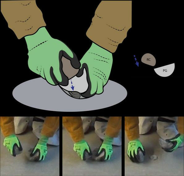 One participant of the study - who was naive to stone tools as well as any of th