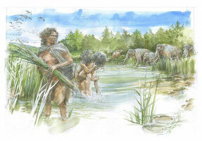 300.000 Jahre alte Momentaufnahme: �lteste menschliche Fu�abdr�cke aus Deutschland gefunden