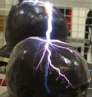 Rainwater significantly reduces damage from lightning strikes to the head