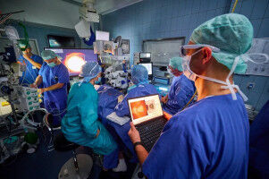 Wiederherstellung zentralen Sehverm�gens bei fortgeschrittener Makuladegeneration