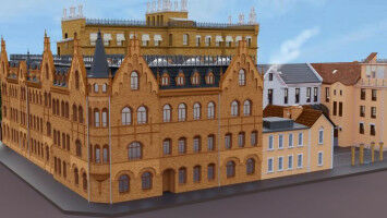 3D-Rekonstruktion des ehemaligen Carl-Zeiss-Hauptwerks