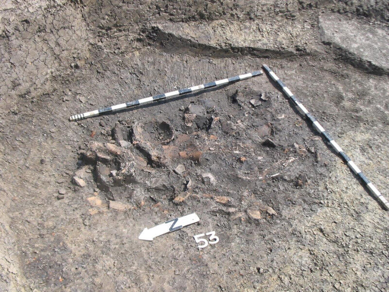 Neolithic farmers often disposed of their waste in pits near their homes. Image