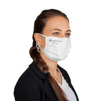 Atemschutzmasken mit dem Logo der Universit�t Stuttgart