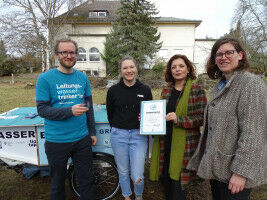 Auszeichung '#leitungswasserfreundlich' f�r zwei Initiativen der Freie Universit�t Berlin