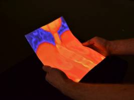 Bewegliche Bildschirme aus Papier