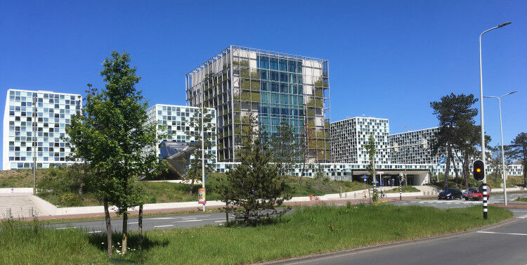 The building of the International Criminal Court in The Hague, Netherlands. © OS