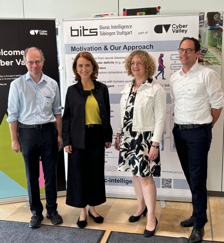 Bei den Cyber Valley Days präsentierte sich auch der Forschungsverbund Bionic In
