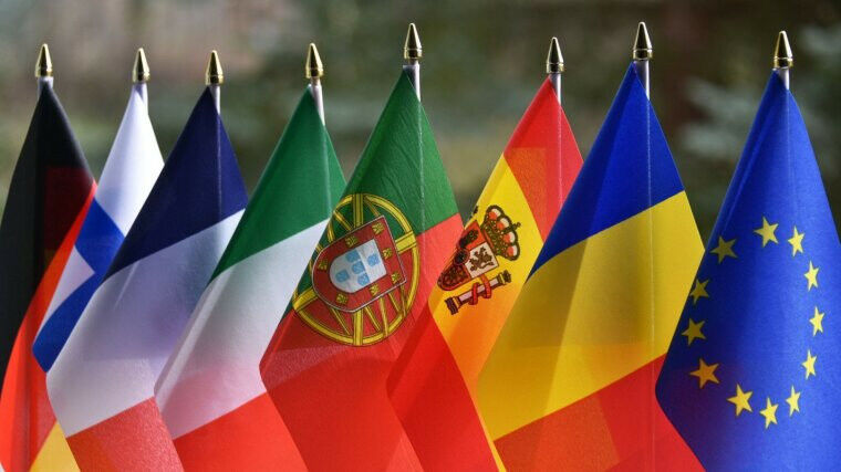 Flaggen verschiedener Länder und der EU. Foto: Anne Günther (Universität Jena)