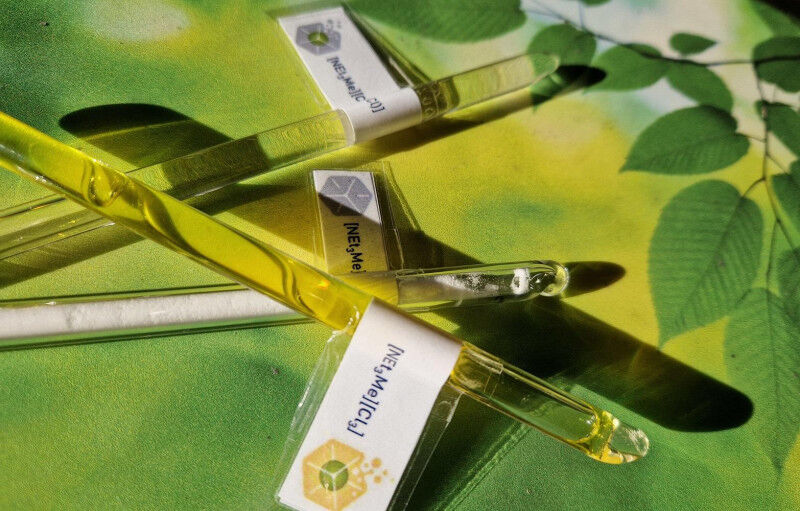 Die neu entwickelte Ionische Fl�ssigkeit, der sogenannte Chlorspeicher, erm�glic