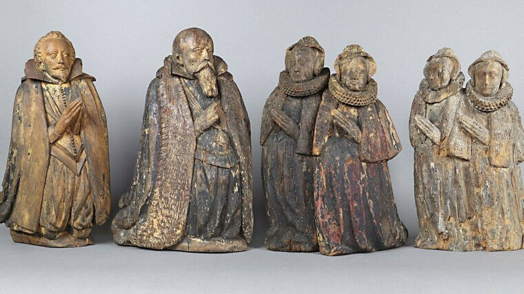 Figuren vom Epitaph Ortolph Fomanns des Älteren Foto: Ivonne Przemuß/Universität