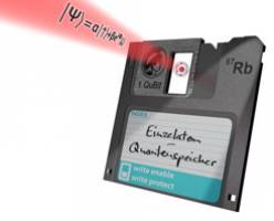 Einzelnes Atom speichert Quanteninformation