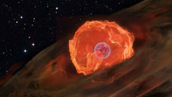 Explosion on a White Dwarf Observed