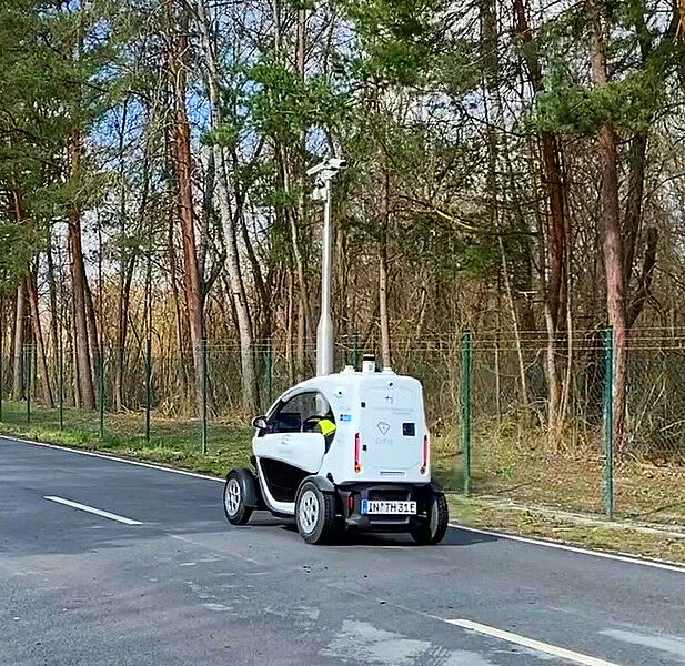 Tests auf der Stra�e (Foto: THI).