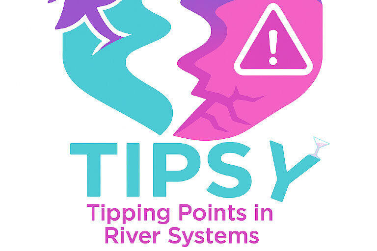 Ausschnitt des Logos des Forschungsprojekts TIPSY - Tipping Points in River Syst