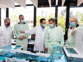 Grünen-Chef Robert Habeck besucht MHH