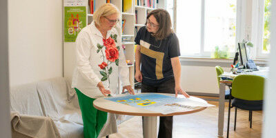 'Ich habe geklopft, und sie haben die T�r ge�ffnet'