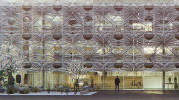 Innovative fibre-composite building elements are put into practice