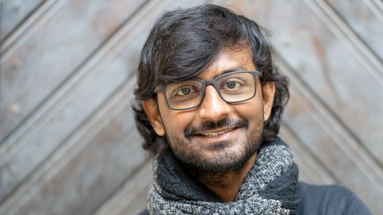 Indian student Sameer Khatri receives the DAAD Prize 2024. Image: Nicole Nerger/