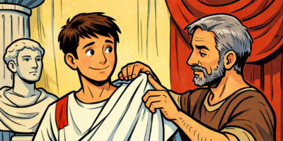 Kinder-Uni �ber Kleidung und Modetrends in der Antike