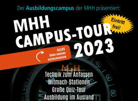 Mehr als 20 Ausbildungsberufe bei der MHH Campus-Tour erleben
