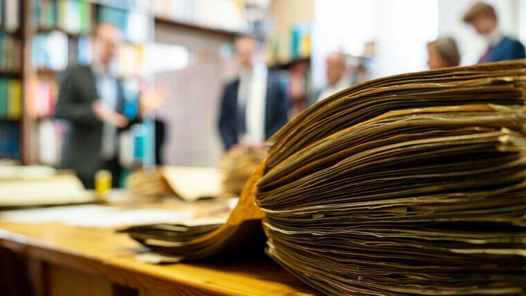 Blick in das Herbarium Haussknecht. Das Projekt BOTANICA wird durch das Thüringe