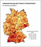 Regionale Wirtschaftskraft entscheidet über Lebenserwartung
