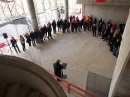 Richtfest f�r den Neubau des Geo- und Umweltforschungszentrums