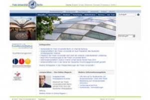 Spitzenplatz für Freie Universität Berlin im Internet-Ranking