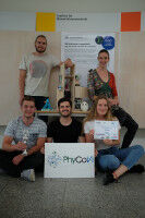 Students of the iGEM Team win the prize for the most innovative reactor