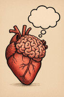 The heart thinks along with the mind