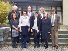 Reihe oben v.r.n.l:   Thomas Nielebock,   Wilhelm Rall,     Saskia Biskup. Reihe