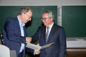 Verleihung der Ehrendoktorw�rde an Klaus Fischer