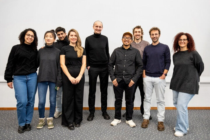 Thomas Wortman (Mitte) und das Team der Abteilung Computing in Architecture am I