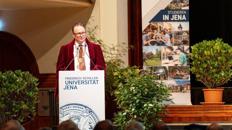 Andreas Marx bei der Feierlichen Immatrikulation der Matrikel 2025/26 Foto: Nico