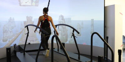 When the feet seem to stick to the floor