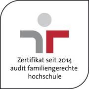 Zertifikat seit 2014 audit familiengerechte hochschule
