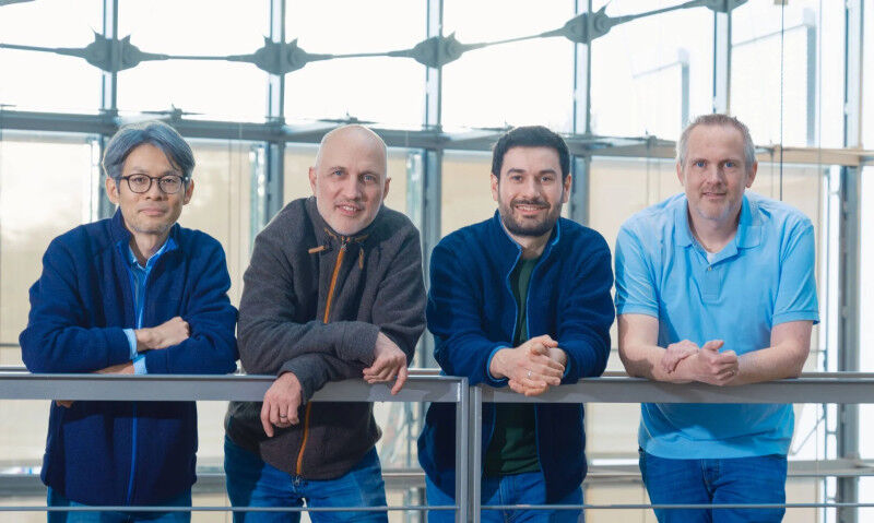 Erhalten Millionenförderung für ihre praxisnahe Forschung (vlnr): - Kunihiko A